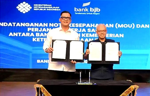 Kolaborasi Strategis: Bank bjb dan Kemnaker Sepakat Tingkatkan Kualitas SDM dan Layanan Perbankan