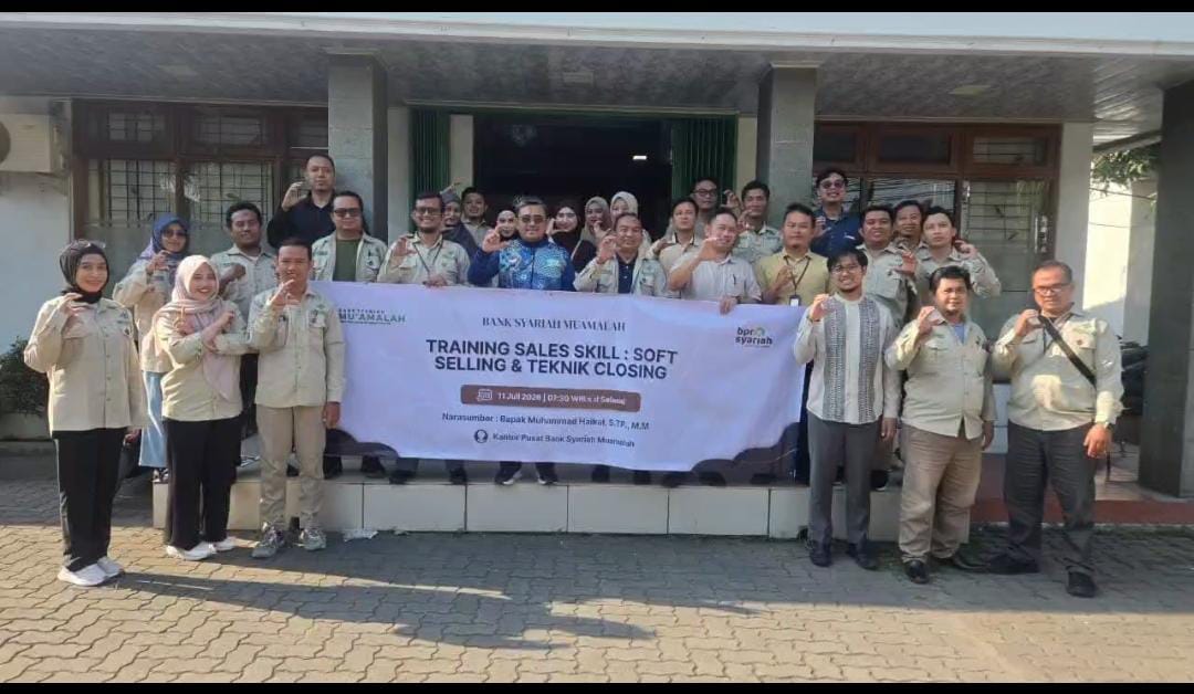 Waketum HIMBARSI Muhammad Haikal Berikan Pelatihan Sales Skill dan Marketing di Bank Syariah Muamalah