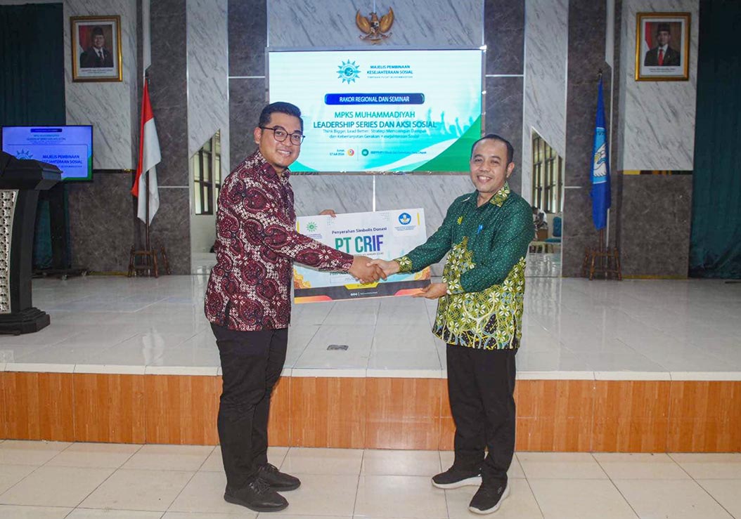 Dukung Pemberdayaan Masyarakat, PT CRIF Lembaga Informasi Keuangan Berikan Donasi Lewat MPKS Muhammadiyah