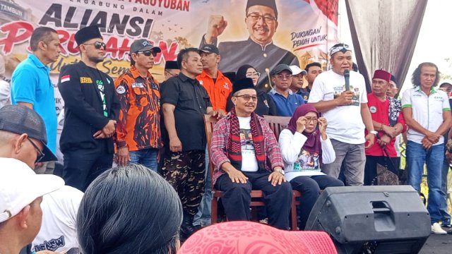 Aliansi Lintas Ormas dan Paguyuban Desa Setia Mekar Bekasi Galang Kekuatan Dukung Calon Kades Kasan Abdullah