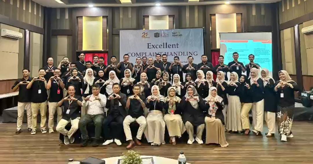 Maksimalkan Budaya Kerja, BPRS BAS Gelar Pelatihan Excellent complaint handling