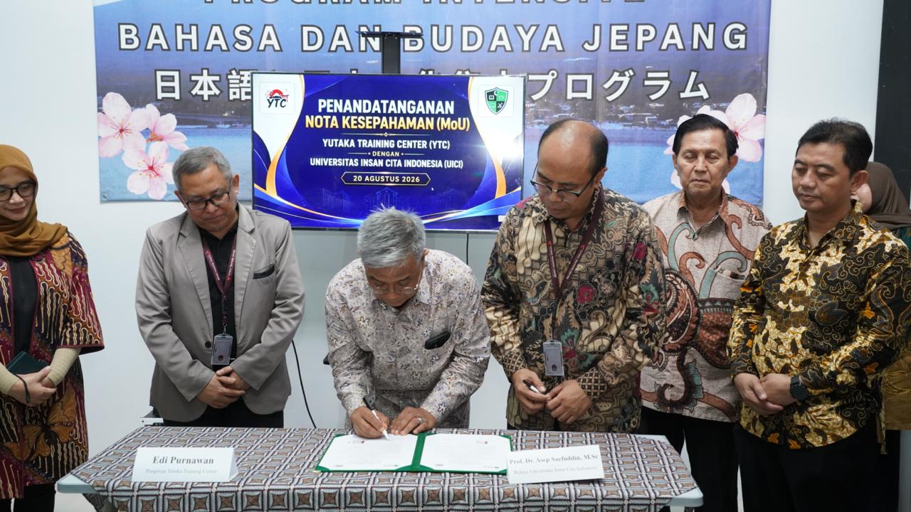 UICI dan LPK Yutaka Teken MoU, Bidik Peningkatan Kualitas SDM dan Kompetensi Kerja
