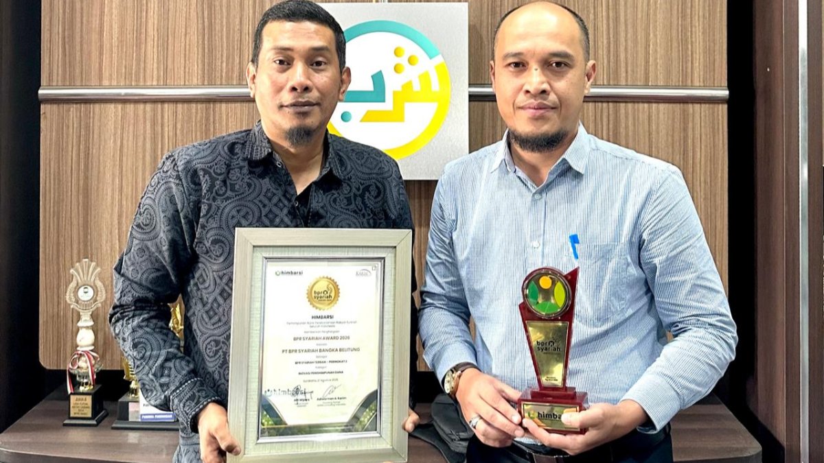 BPR Syariah Babel Raih Award 2026 Kategori Inovasi Penghimpunan Dana