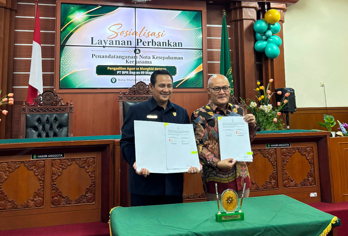 Bank Bapas 69 Gandeng Pengadilan Agama Mungkid, Perkuat Layanan Keuangan dan Hukum
