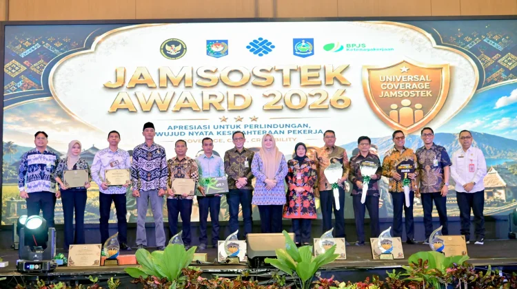 Bank NTB Syariah Raih Jamsostek Award 2026, Perluas Perlindungan Pekerja Rentan di NTB