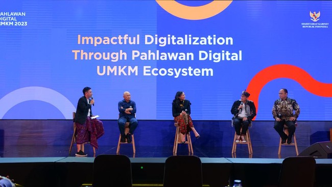 Pahlawan Digital UMKM 2023 Sarana Apresiasi menuju Indonesia Emas 2045