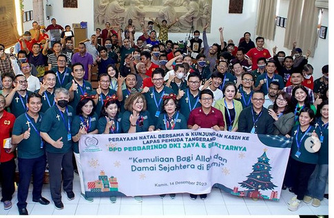 DPD Perbarindo DKI Jakarta dan Sekitarnya Gelar Perayaan Natal di Lapas Pemuda Tangerang