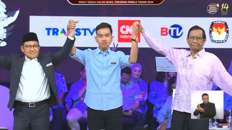 Debat Cawapres 2024: Gibran Unggul dalam Delivery, Mahfud dalam Subtansi, Cak Imin tidak Optimal