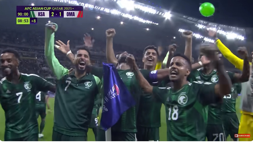 3 Point Arab Saudi Setelah Menang Dari Oman 2-1 di Piala Asia 2023