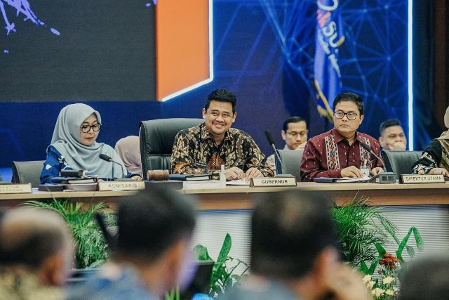 Raih Laba Bersih Rp740, 72 Miliar Selama 2024, Bobby Nasution Apresiasi Kinerja Solid Bank Sumut