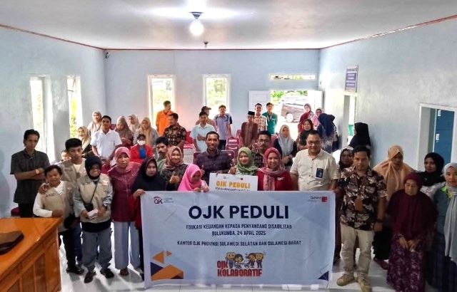 Edukasi Keuangan Warga Desa Penyandang Disabilitas di Bulukumba Sulsel, Wujud OJK Peduli