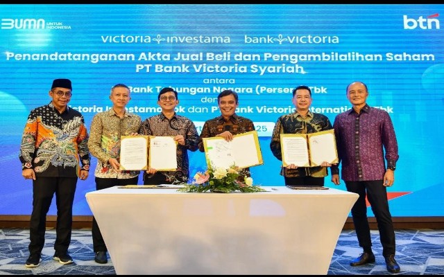Spin Off BTN Syariah, BTN Resmi Akuisisi Bank Victoria Syariah Rp1,5T