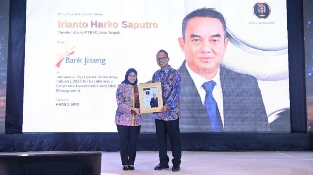 Bank Jateng Raih Penghargaan Top Leader di Industri Perbankan 2025