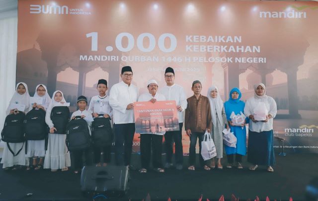 Momen Idul Adha, Bank Mandiri Tebar Kebaikan dengan 1.134 Hewan Kurban
