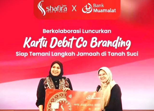 Mudahkan Jemaah Haji di Tanah Suci, Bank Muamalat dan Shafira Kolaborasi Luncurkan ‘Co Branding’