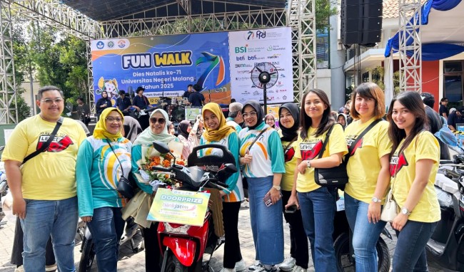 Kolaborasi Strategis Akademisi dan Perbankan Daerah, Bank Jatim Dukung Fun Walk UM