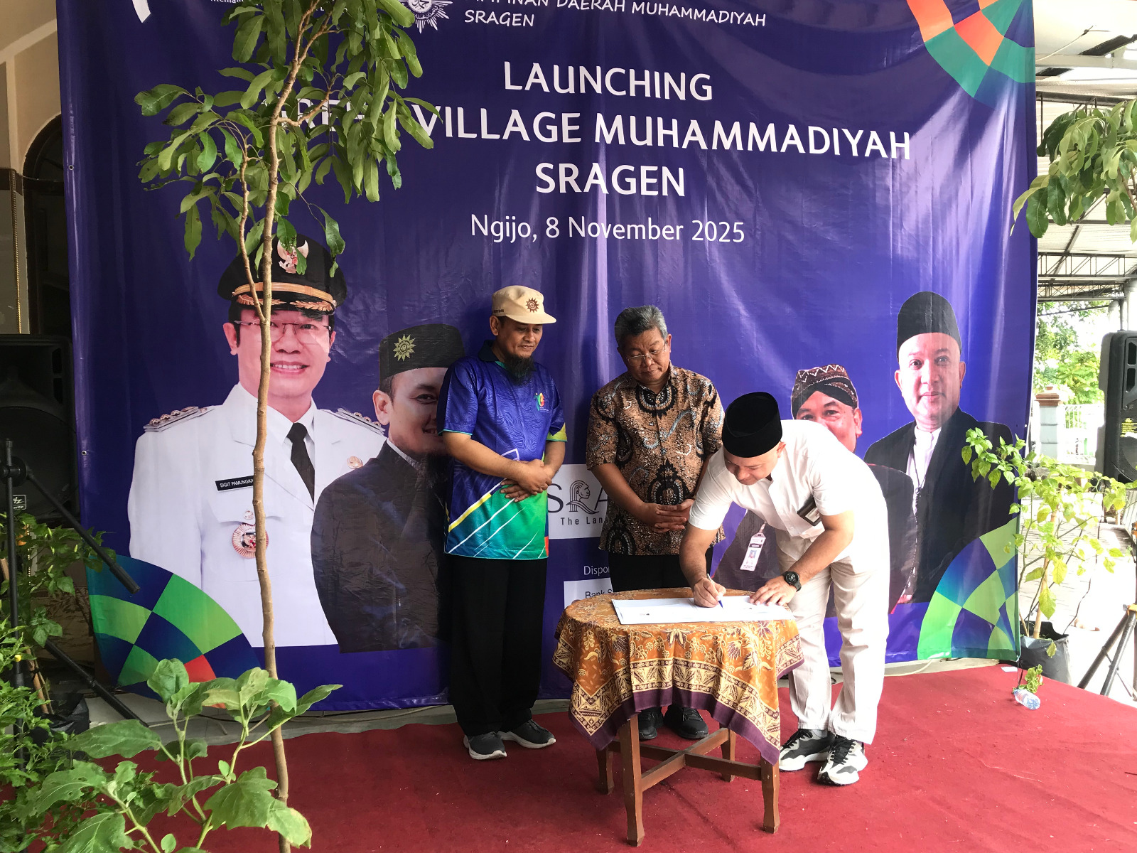 Bank Syariah Sragen Digandeng Muhammadiyah Bangun Ketahanan Pangan Melalui Green Village