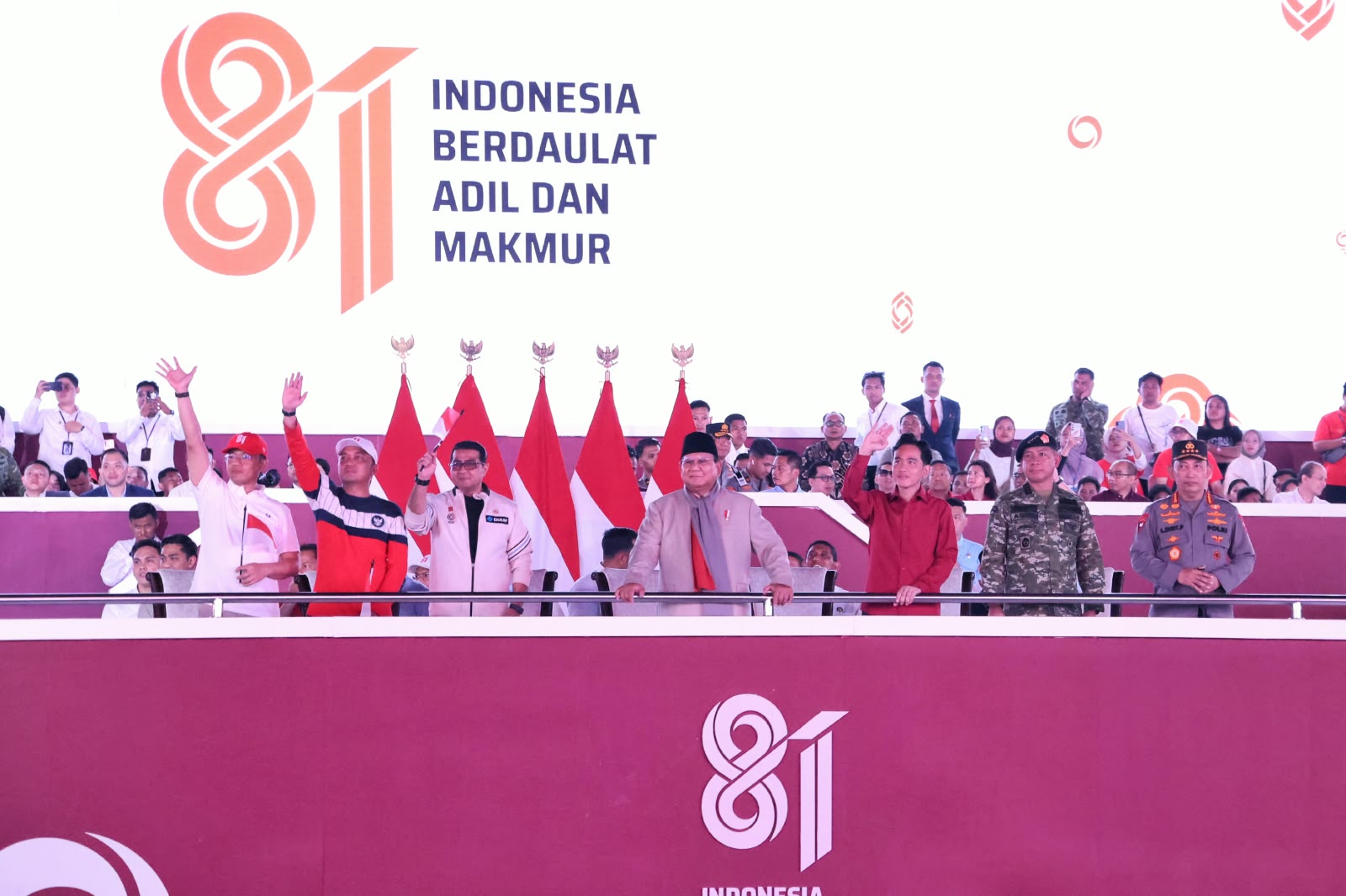 HUT ke-81 RI, Karnaval Bersatu Harmoni Nusantara Semarak di Monas